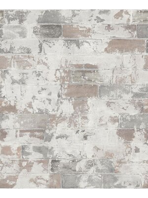 Natural FX 2 Behang oude bakstenen muur met stuc - G67989 Natural FX 2 Behang oude bakstenen muur met stuc - G67989