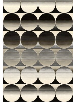 Noordwand Seventies Retrobehang met cirkelprint - S710a4