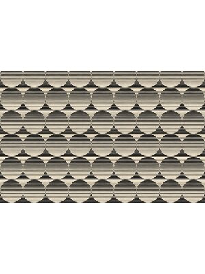 Noordwand Seventies Retrobehang met cirkelprint - S710a9
