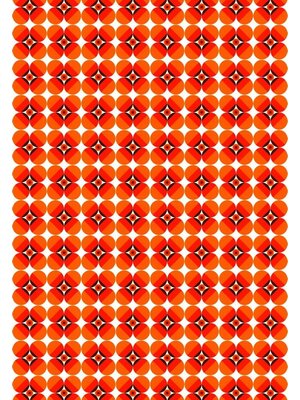 Noordwand Seventies Retrobehang met cirkels - S701a4