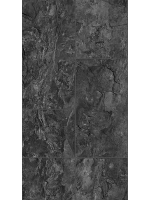 Noordwand Textura Behang met grove natuursteen tegel print - 1545765