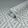 Noordwand Textura Behang met sisal ruit weefsel - 1545747