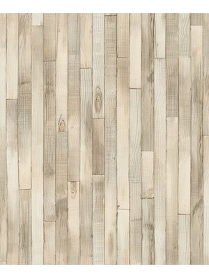 Noordwand Textura Behang met smalle planken print - 1545734