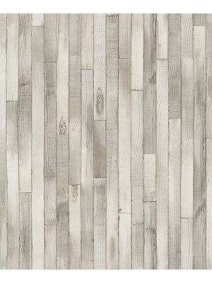 Noordwand Textura Behang met smalle planken print - 1545735