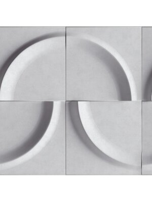 Shades Iconic Behang 3d halve cirkel patroon - 34463