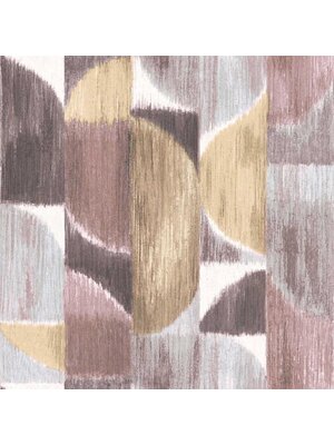 Sintesi Behang abstracte halve cirkels - 27528