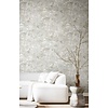 Terra Behang met bladerenprint - 43801
