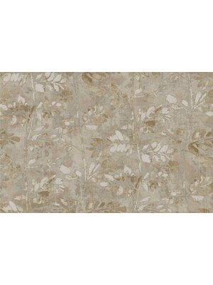 Terra Behang met bladerenprint - 43803 Terra Behang met bladerenprint - 43803