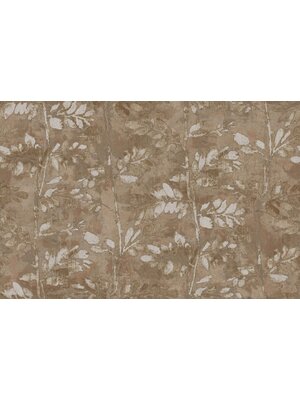 Terra Behang met bladerenprint - 43808 Terra Behang met bladerenprint - 43808