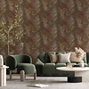 Terra Behang met botanische bladeren - 43818 Terra Behang met botanische bladeren - 43818