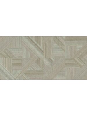 Terra Behang met grafische facet streepstructuur - 43845