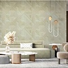 Terra Behang met grafische facet streepstructuur - 43845 Terra Behang met grafische facet streepstructuur - 43845