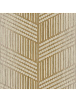 Textum Behang met chevron strepenprint - 24483