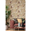 Thai Behang met bladerenprint - 26438