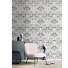 Thai Behang met weefsel print en structuur - 26421 Thai Behang met weefsel print en structuur - 26421