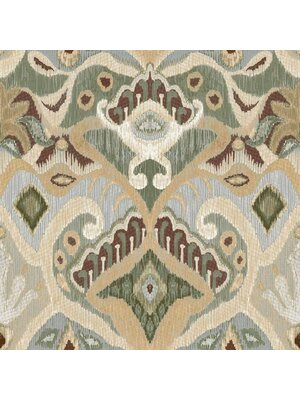 Thai Behang met weefsel print en structuur - 26425