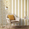 The Best Classic & Elegant Behang strepen metallic beige, offwhite - 23673