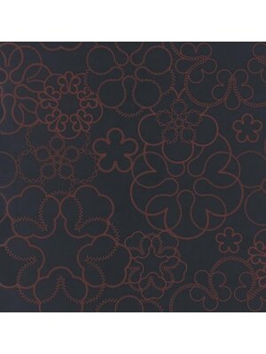 The New Amsterdam Book Behang bloemen met steentjes - 76824 The New Amsterdam Book Behang bloemen met steentjes - 76824