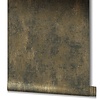 The New Textures Book Behang grof weefsel zwart-goud - 58015