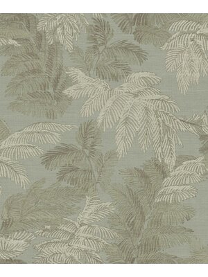 Thema Behang met bladeren - 28815