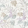 Thema Behang met bladeren en bloemen - 28854