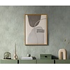 Timber Behang bladeren met streepeffect - 35377