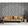Timber Behang met 3d effect - 35381