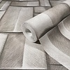 Timber Behang met 3d effect - 35385