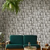 Timber Behang met 3d effect - 35385