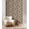 Timber Behang met 3d effect - 35388