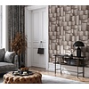 Timber Behang met 3d effect - 35393