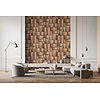 Timber Behang met 3d effect - 35399