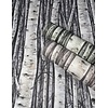 Timber Behang met berkenbomen - 35394