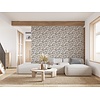 Timber Behang met eikenbladeren - 35386