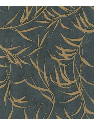 TopChic 2023-2025; City Glow; The New Design Book Behang met metallic bladeren - 34289