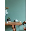 TopChic 2023-2025; Jackie; Flora; The New Textures Book Behang uni vergrijsd turquoise blauw - 6820-90
