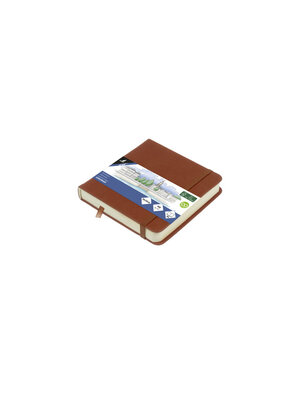 Kangaro Schetsboek 12 x 12 cm - 140 gram - Cognac Kangaro Schetsboek 12 x 12 cm - 140 gram - Cognac