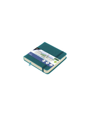 Kangaro Schetsboek 12 x 12 cm - 140 gram - Dark Turquoise Kangaro Schetsboek 12 x 12 cm - 140 gram - Dark Turquoise