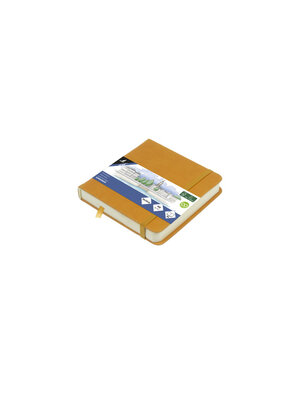 Kangaro Schetsboek 12 x 12 cm - 140 gram - Okergeel