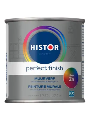 Histor Perfect Finish Muurverf Mat - Tester Histor Perfect Finish Muurverf Mat - Tester