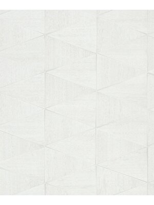 Travertino Behang met wyber in houtlook - 33356