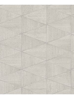 Travertino Behang met wyber in houtlook - 33357