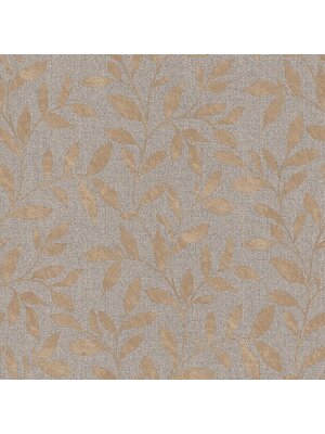 Utopia Behang met blaadjes silhouet print - G68027 Utopia Behang met blaadjes silhouet print - G68027