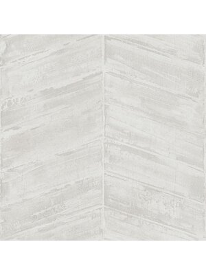 Utopia Behang met grove visgraat en metallic structuur - G67771