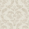Utopia Beige behang met grote klassieke ornamenten - G67780