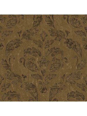 Utopia Gouden behang met grote klassieke ornamenten - G67778