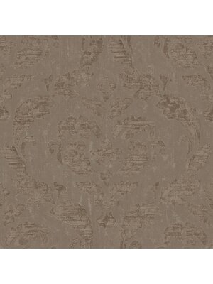 Utopia Metallic taupe behang met grote klassieke ornamenten - G67781 Utopia Metallic taupe behang met grote klassieke ornamenten - G67781