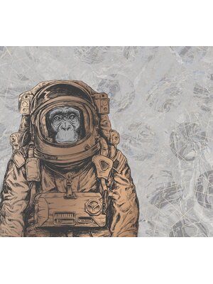 Vanilla Lime Fotobehang Space Monkey - 014212