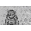 Vanilla Lime Fotobehang Space Monkey - 014215