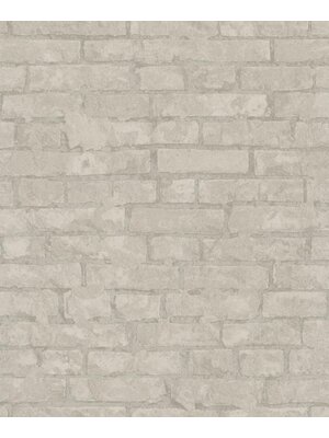 Behang klei stenen motief - 34612